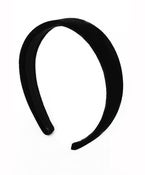 Image of Black Velvet Aliceband Hairband