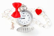 Image of Alice In Wonderland Pocket Watch Necklace