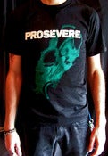 Image of Black / Green Vapor Skulls shirt