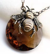 Image of Queen Honey Bee Vintage Filigree Jewelry Necklace by Federikas