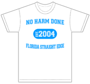 Image of No Harm Done "Straight Edge" Shirt