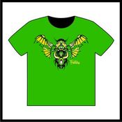 Image of DBO x Fracture - Bug On Green T-Shirt 