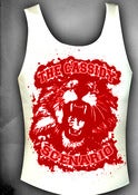 Image of LION Tank top Girls (white/red)