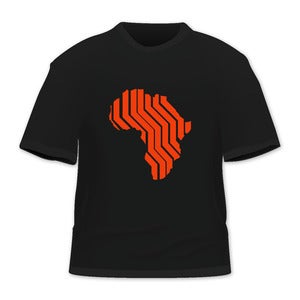 Image of Africa Logo - Red Series - Men's - Gildan 100 % Cotton