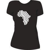 Image of Women's Black Africa Shirt