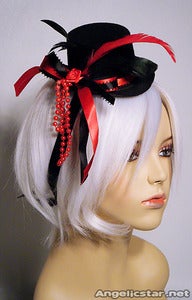 Image of Gothic Lolita Mini Top Hat - Medium