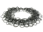 Image of Multi loop pearl wire necklace