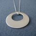 Image of double circle pendant