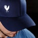 Image of Blue and White Flexfit Cap 