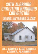 Image of 89th Alabama Christian Harmony Convention - Sunday - 3 CD set