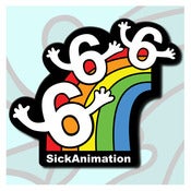 Image of 666 logo sticker