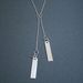 Image of modern tag necklace