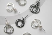 Image of 3 loop earrings