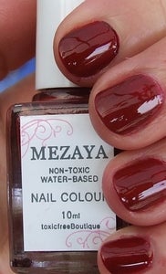 Image of Mezaya 'BELLAGIO RED' Water-Based Nail Polish