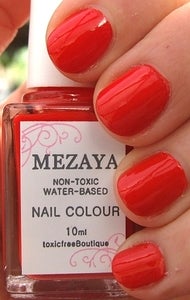Image of Mezaya 'RUSSIAN POPPY' Water-Based Nail Polish