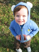 Image of blue bear cowboy hoodie 2T