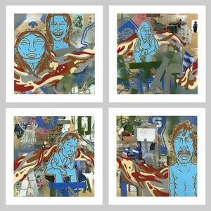 Image of Listen Art Prints (Set of 4)
