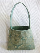 Image of blue floral/ bird's egg blue