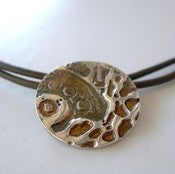 Image of PMC Pendant Necklace - Abstract Medallion