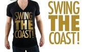 Image of Black & Gold Foil Tee (Shirt is not a V-neck, new pics up soon!)