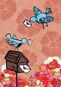 Image of Letters Greeting Card