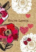 Image of You're Lovely Card