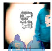 Image of Pattern Hoodie // Sky Blue hoodie w/BW print