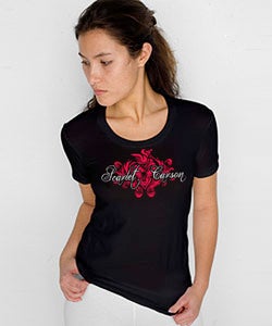 Image of Scarlet Carson "Heart Locket" Premium Womens Tee