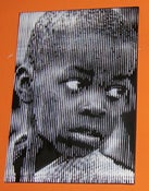 Image of African child canvas