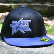 Image of STMetal Fitted - Black & Royal Blue