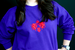 Image of TBBBC Women's Harmony Crewneck in Purple