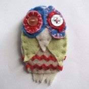 Image of owl brooch craft kit