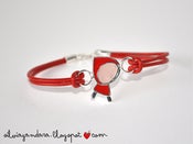 Image of pulsera plata caperucita 