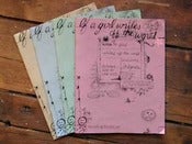 Image of Inkymole 'If A Girl Writes Off The World' Exhibition Book