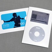 Image of iPod Gift Card Holder