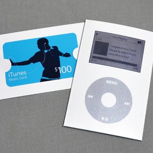 Image of iPod Gift Card Holder