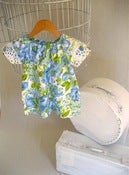 Image of Size 2 Charlie Pops Vintage Blue Florals Dress