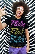 Image of Black Party Rock Bitch Tee