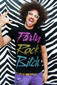 Image of Black Party Rock Bitch Tee