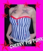 Image of Nautical Corset Top