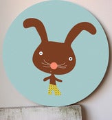 Image of Cuadros DOT conejo y ratita- DOT wallart 