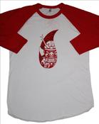 Image of Samurai 3/4 Sleeve Raglan T-Shirt by JonPaul Kaiser