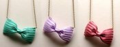Image of Kolihaus Collection : Hand Made Multi-Colour Bow Pendant