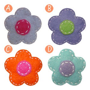 Little Girl Clips  1-hair, clips, flower, accessories