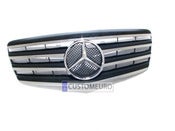 Image of E CLASS W211 07-ON: BLACK GRILLE