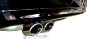 Image of C CLASS W203 01-07: AMG STYLE DUAL EXHAUST TIPS