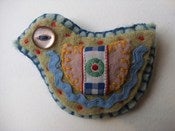 Image of lovebird brooch craft kit