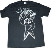 Image of FISH MEDAL - black/silver
