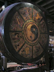 Image of Tibetan temple drum