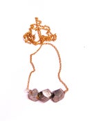 Image of Trio Pyrite Necklace